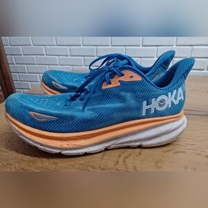 Hoka Vibrant Blue and Orange